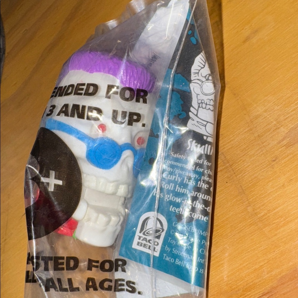 Taco Bell goosebumps Skull mobile vintage toy